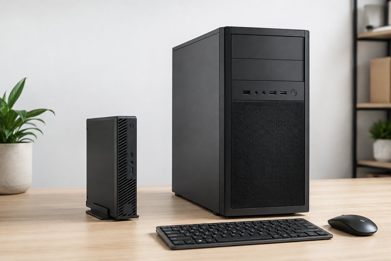 Office-PC / Mini-PC eingerichtet